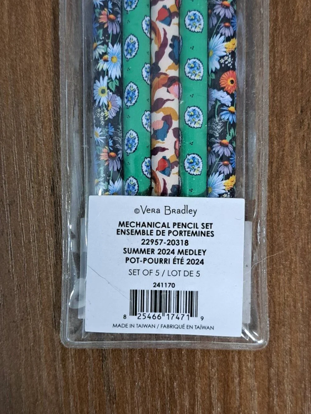 Vera Bradley for Staples Floral Mechanical Pencil Set